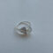 [925純銀]設計珍珠貝殼戒指 - 贝壳珍珠戒指-银色, #14号【可调节13-15号】
