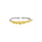 [925純銀]不規則線條肌素圈戒指 - JA812款, 开口可调节