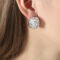 [316L鈦鋼]復古水滴形耳環 - F1008-钢色耳环