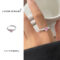 [鍍銀]輕奢個性設計戒指 - 945粉色锆石（6.5号开）, 开口可调节