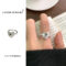 [鍍銀]輕奢個性設計戒指 - 693荷叶（6号开）, 开口可调节