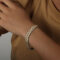 [316L鈦鋼]手表帶設計金屬風手鏈NE020 - NE020-小款钢金色手链-20cm宽1.0cm