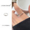 [鍍銀]輕奢個性設計戒指 - 1013彩色锆石（7号开）, 开口可调节