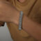 [316L鈦鋼]手表帶設計金屬風手鏈NE020 - NE020-中款钢色手链-20cm宽1.2cm