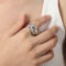 [316L鈦鋼]法式復古扭紋戒指A072 - A072-钢色戒指, 6号