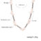[316L鈦鋼]韓版簡約珍珠圓珠項鏈 - P103-淡水珍珠项链-40+5cm