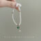 [🇰🇷韓.代工]小清新淡水珍珠手鏈 - 绿色天然石吊坠淡水珍珠手链