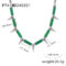 [316L鈦鋼]嘻哈個性尖錐設計項鏈 - P741-钢色项链