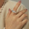 [316L鈦鋼]個性螺母寬版光面戒指 - A026-钢色戒指, 6号